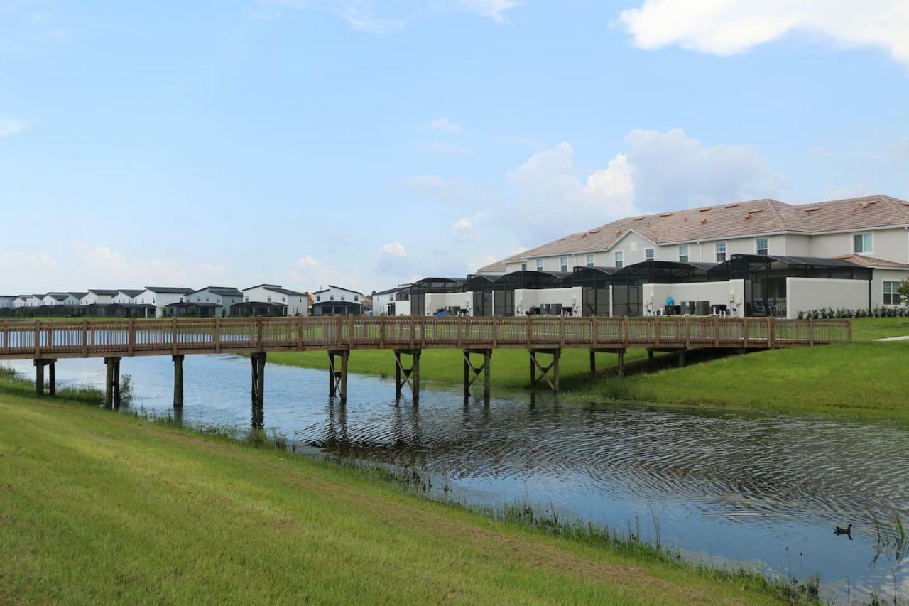 C - New 4 Bedroom Home - 5 Miles To Disney - Free Water Park - Private Pool Kissimmee Exteriör bild